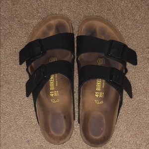 41 black leather birkenstocks